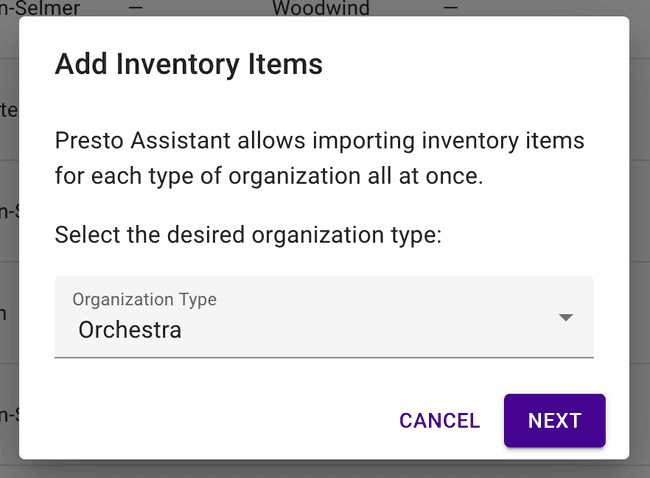 District Admin Inventory Import — Step 1 District Admin Inventory Import — Step 1