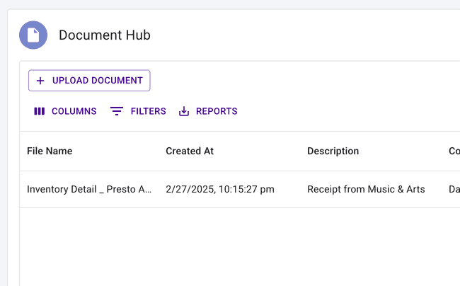 Check the inventory repair details page for Document Hub Check the inventory repair details page for Document Hub